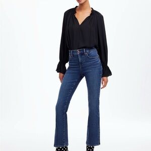 Madewell Kick Out Crop Mid Rise Jeans | Size 32